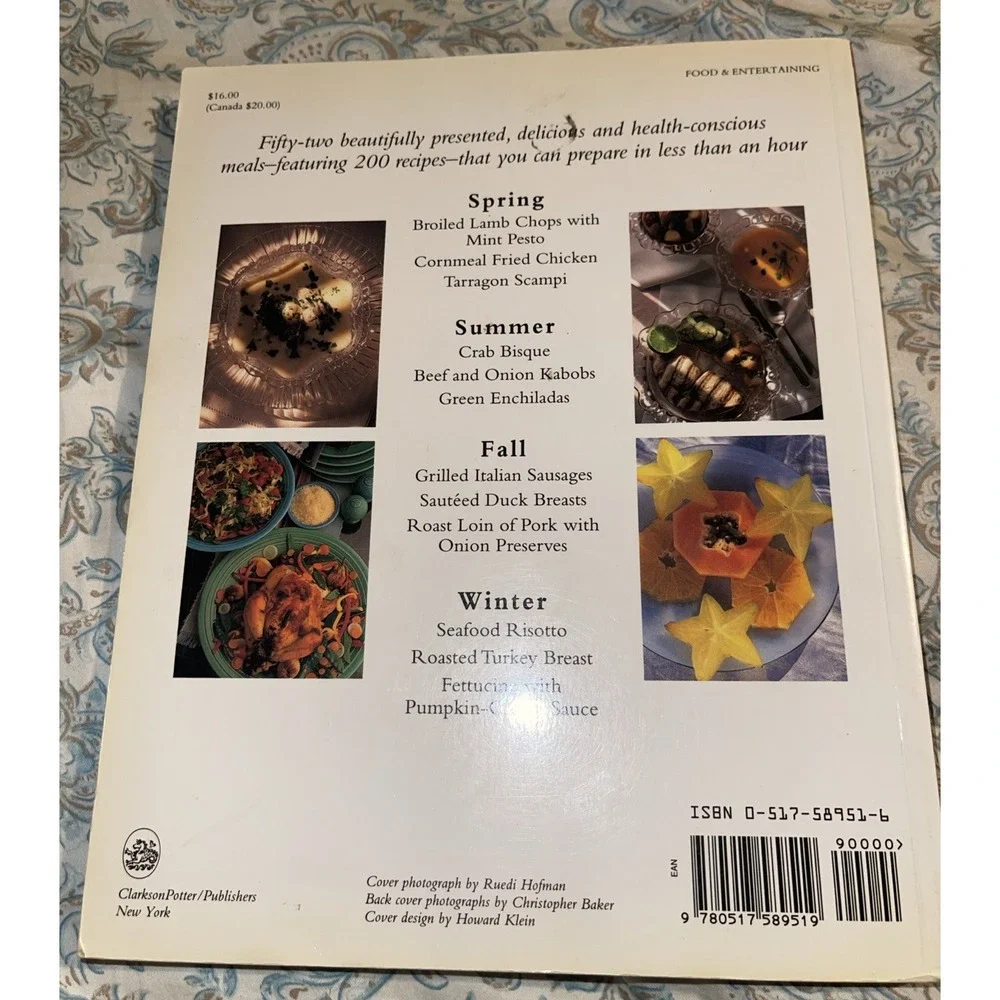 Martha Stewart's Quick Cook Menus: 52... by Stewart, Martha Paperback / softback